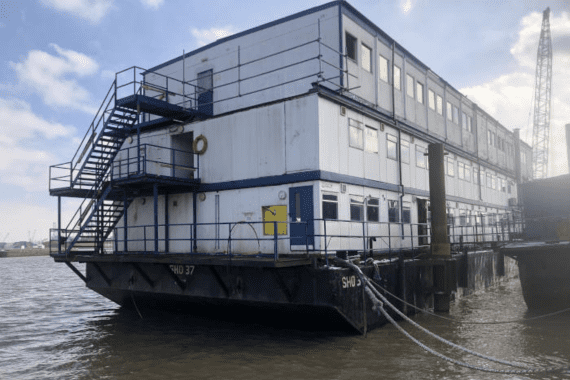 Design and application of Accommodation house boat and barge