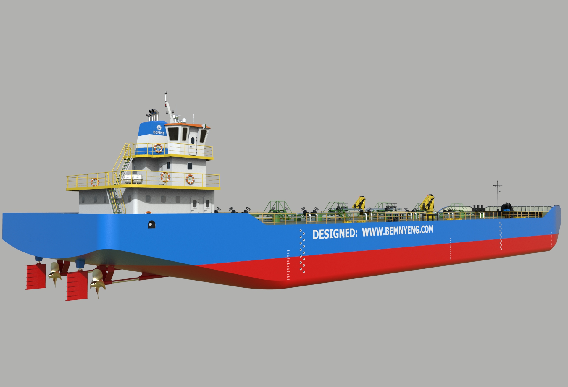 16,000 Barrels (2,500 MT) Self-Propelled Inland Tank Barge - Bemny ...